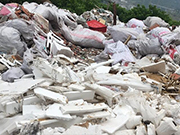 拆裝垃圾物料圖 裝修垃圾分選生產線